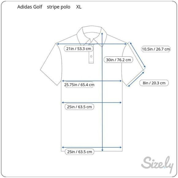 Adidas Golf Navy Blue Polo Shirt Mens XL ClimaCool Pullover Stripe - Picture 10 of 10